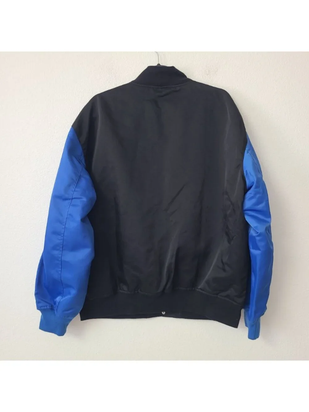 Nike Air Jordan Brooklyn University Varsity Jacket HV0099-010 Size L Blue Black